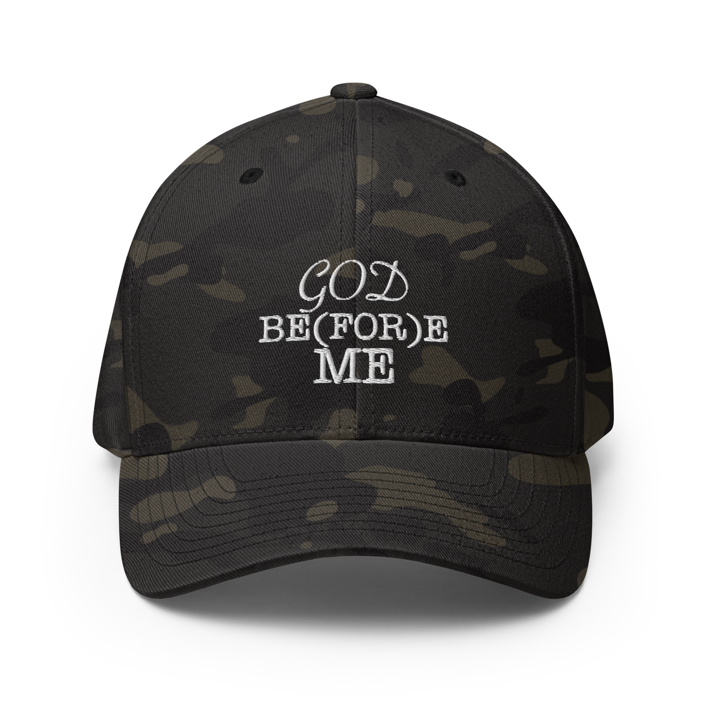 God Be(FOR)e Me Flexfit Hat