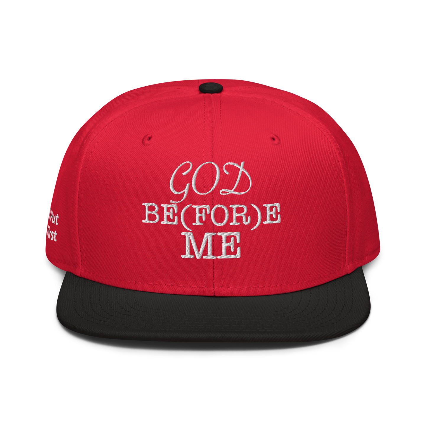 God Be(For)e Me Snapback Hat