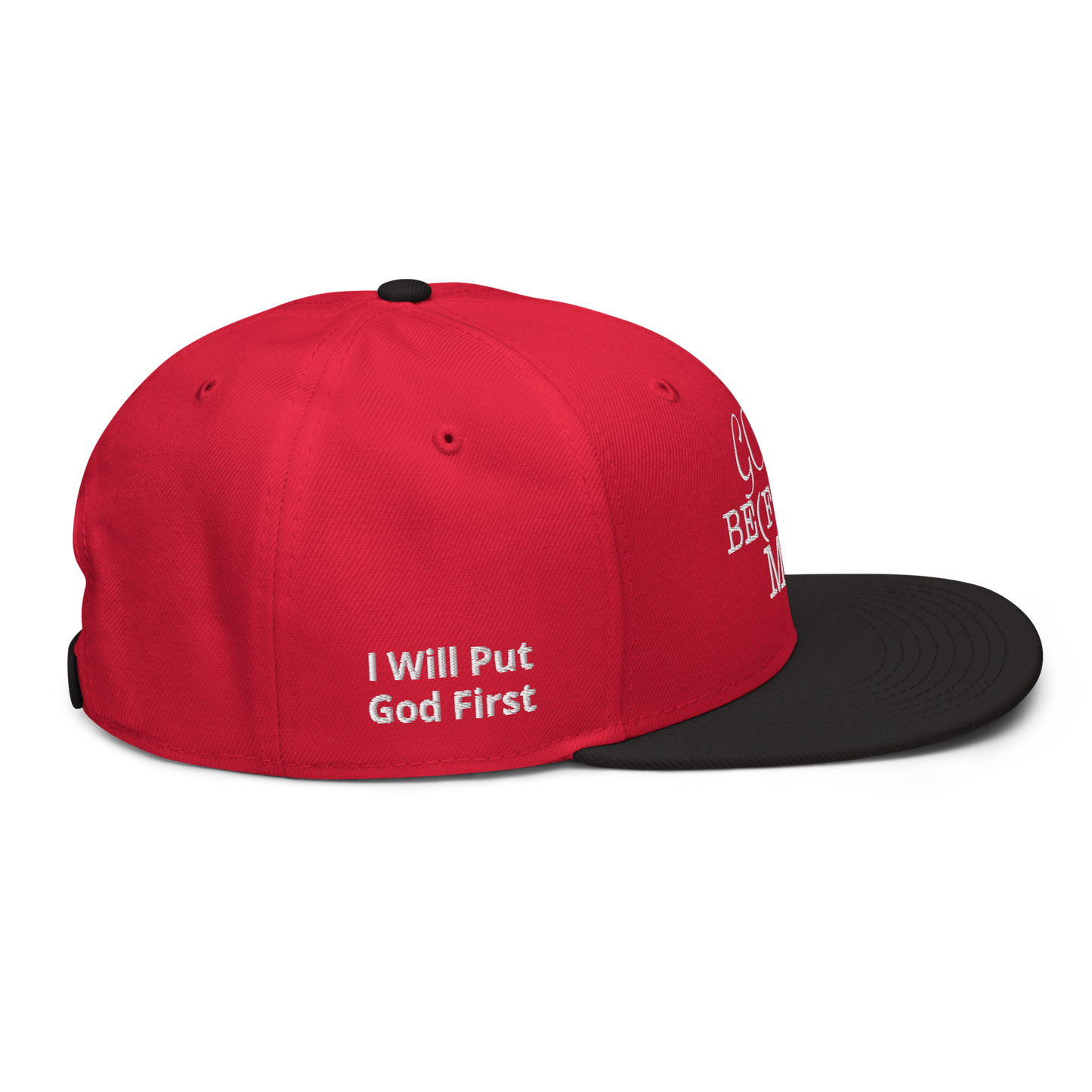 God Be(For)e Me Snapback Hat