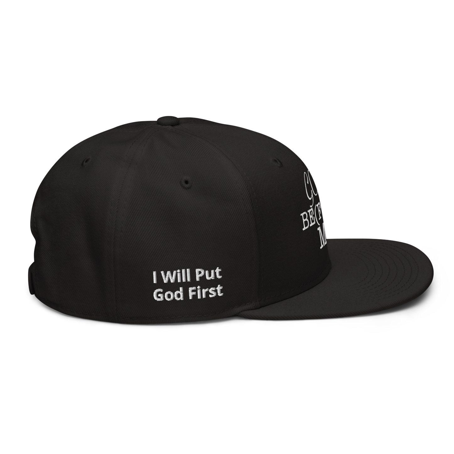 God Be(For)e Me Snapback Hat