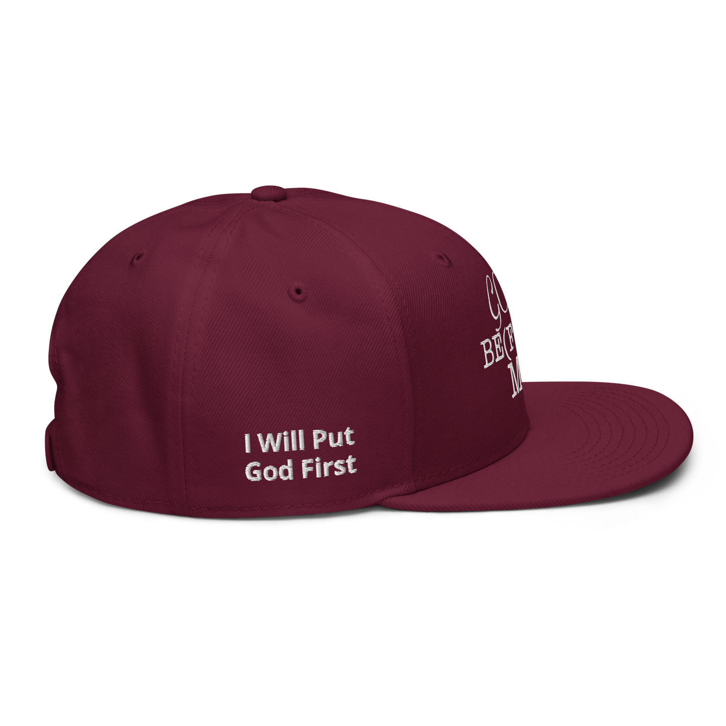 God Be(For)e Me Snapback Hat