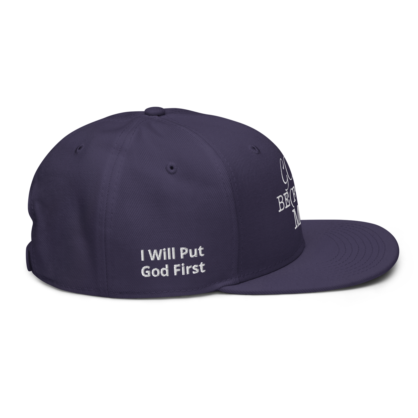 God Be(For)e Me Snapback Hat