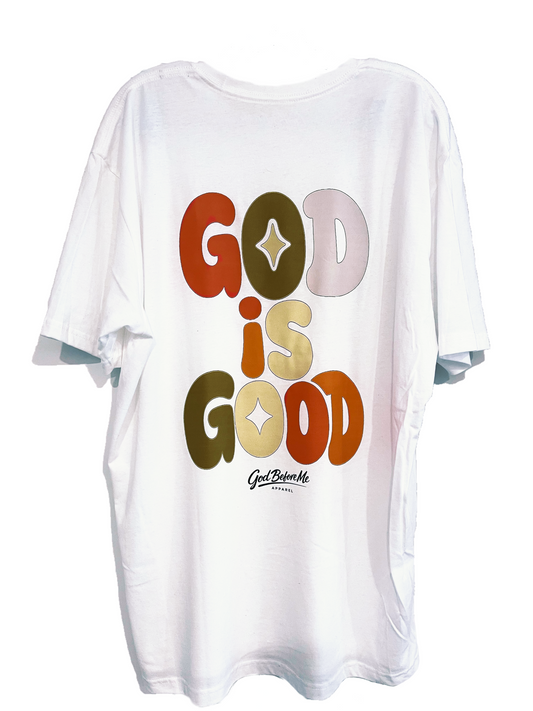 God Is Good White Tee