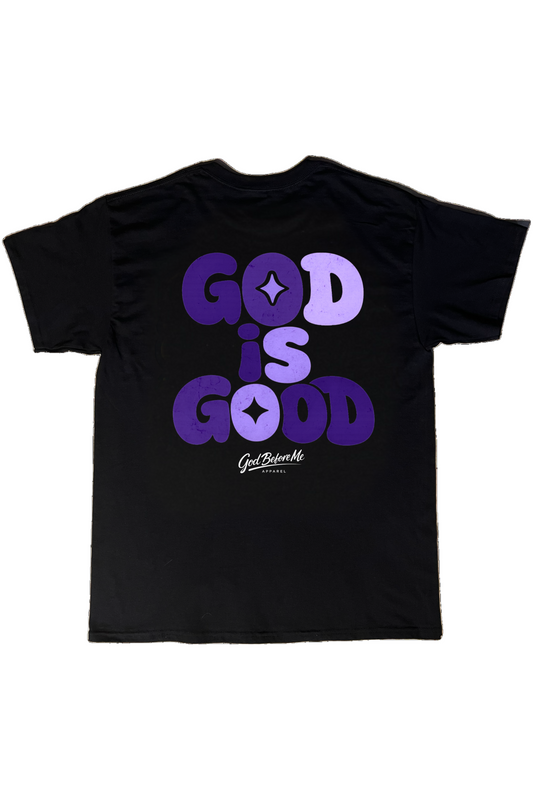 God Is Good Black/Purple Tee